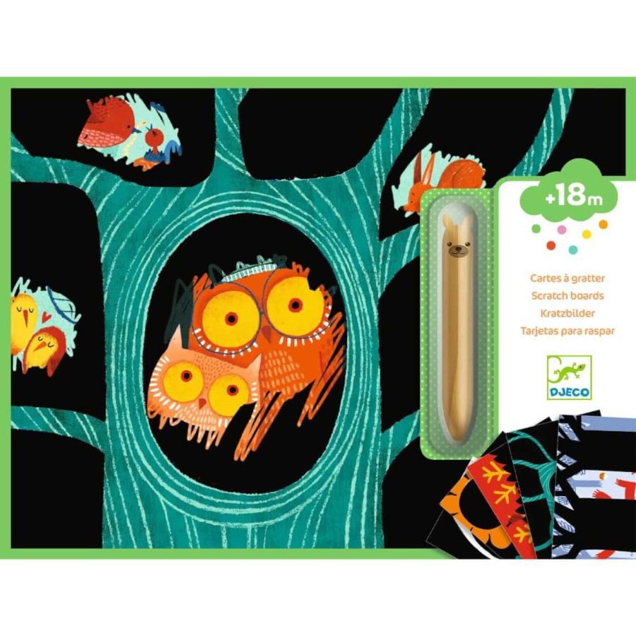 Wydrapywanka NAUKA O ZWIERZĘTACH / Djeco DJ00041