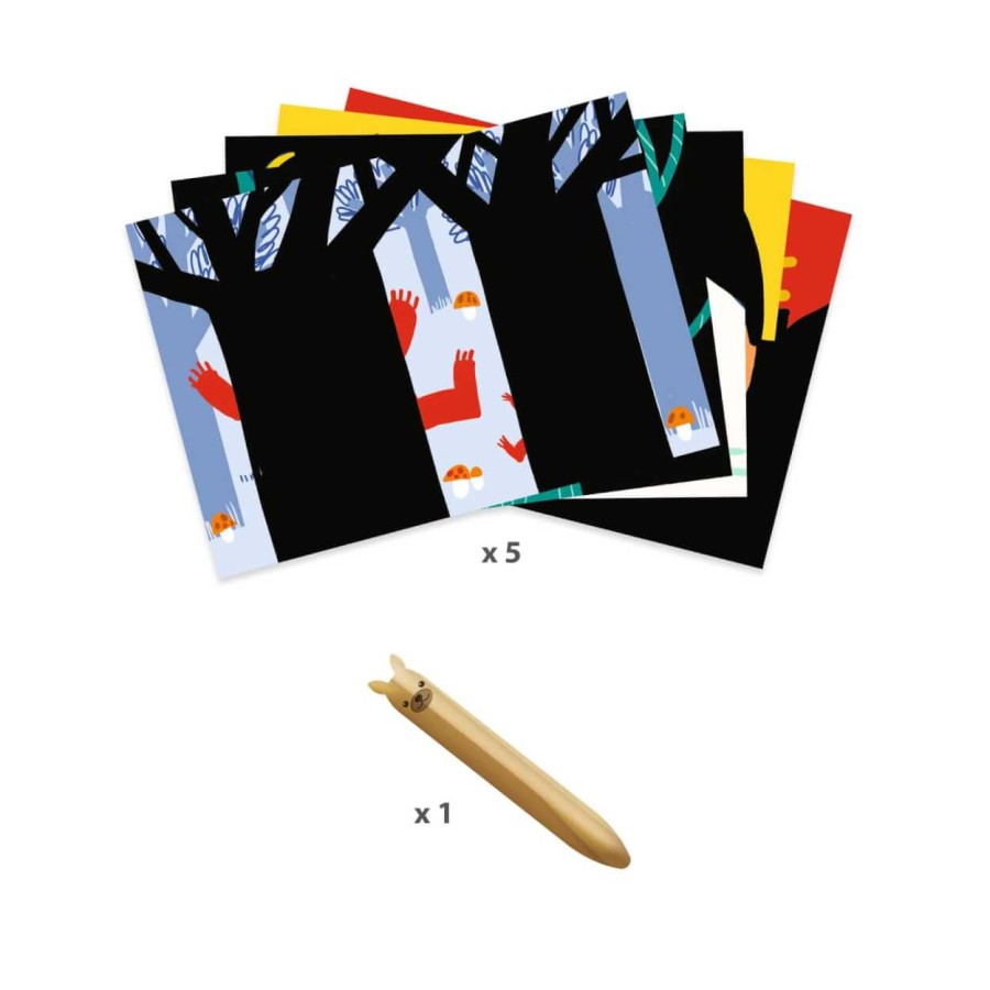 Wydrapywanka NAUKA O ZWIERZĘTACH / Djeco DJ00041