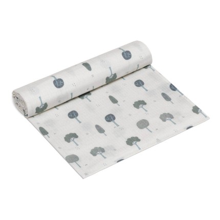 Otulacz muślinowy TREES 100x120 / Pink no More