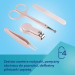 Zestaw pielęgnacyjny do paznokci dla niemowląt i dzieci - pink / Canpol Babies