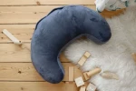 Poduszka do karmienia minky – grafit / Kidspace