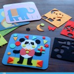 Wyklejanki filcowe SŁODKIE STWORZENIA / Djeco DJ09863