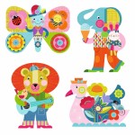 Wodne kolorowanki "Kolorowe zwierzątka" / Djeco DJ09069