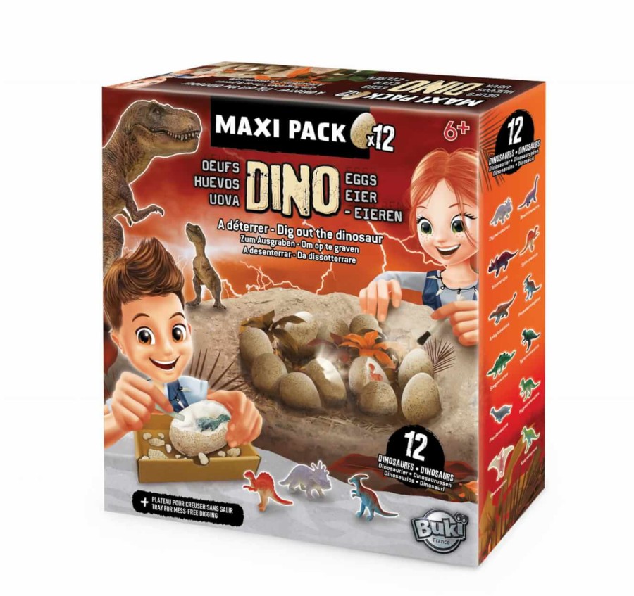 Mega paka jajek dinozaura - 12 sztuk / Buki 2138