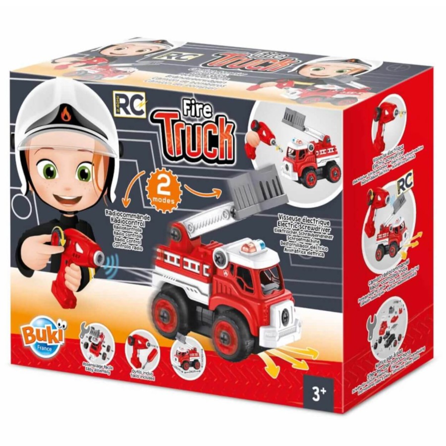 Wóz strażacki do skręcenia zdalnie sterowany / Buki 9022