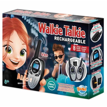 WALKIE-TALKIE z akumulatorem - zasięg 4 km / Buki TW02