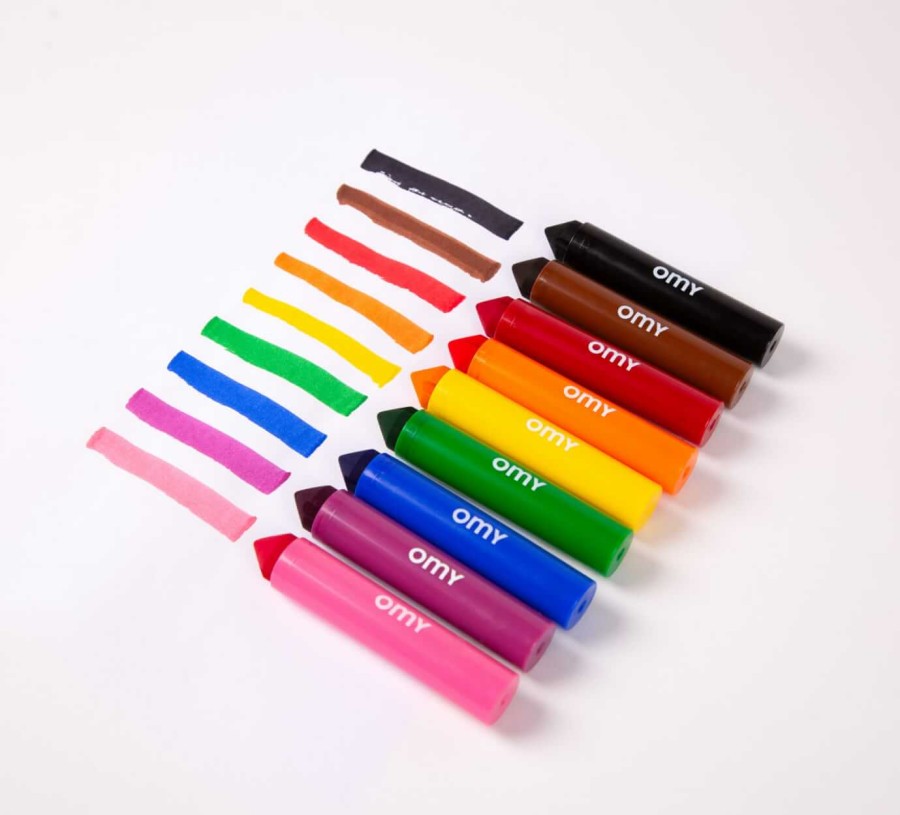 Duże flamastry JUMBO dla dzieci 9 szt. / OMY