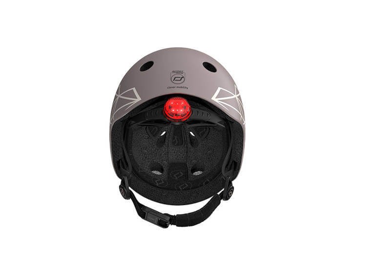 Kask XXS-S dla dzieci 1-5 lat Brown Lines / Scootandride