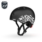 Kask XXS-S dla dzieci 1-5 lat Zebra / Scootandride