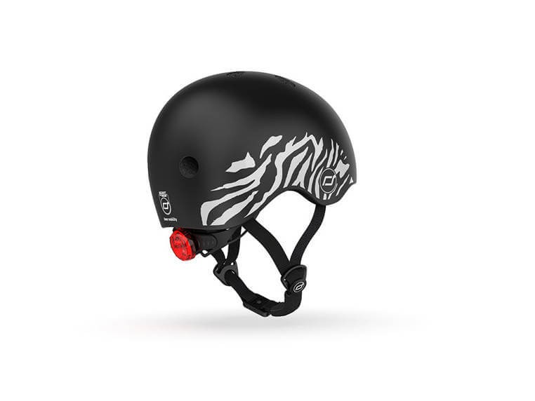 Kask XXS-S dla dzieci 1-5 lat Zebra / Scootandride