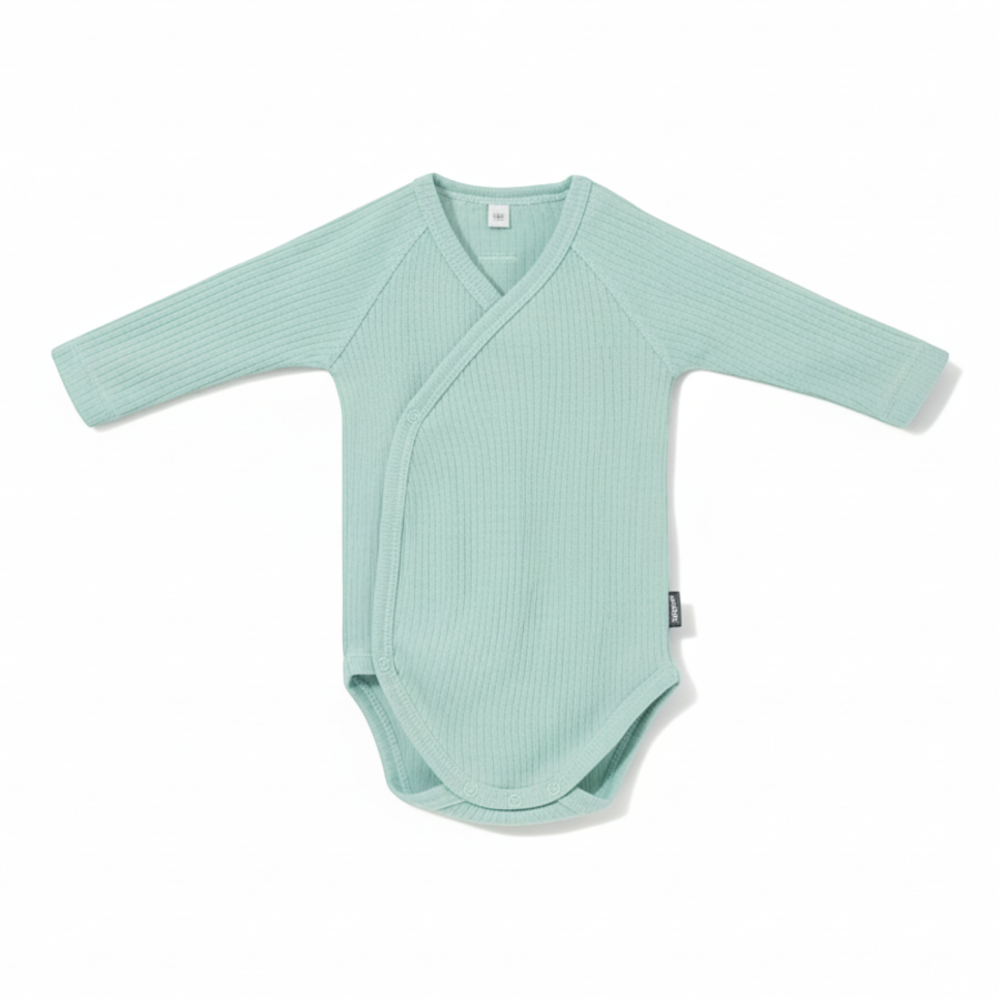 Body kopertowe z grubego prążka - pistacjowy / Coodo