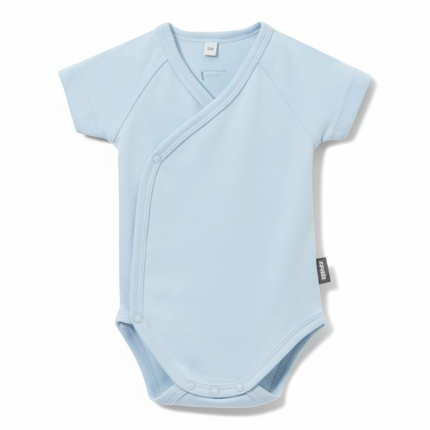 Body kopertowe z krótkim rękawem - błękitny, rozm. 50 / Coodo