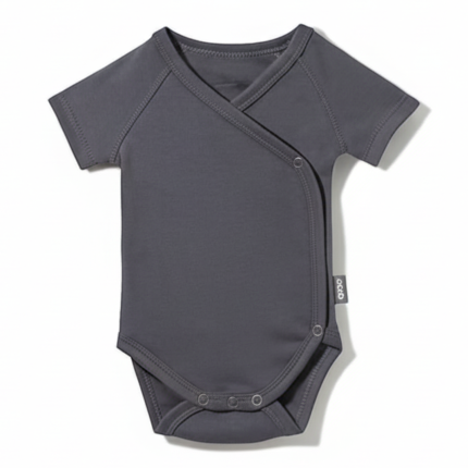 Body kopertowe z krótkim rękawem - grafitowy / Coodo