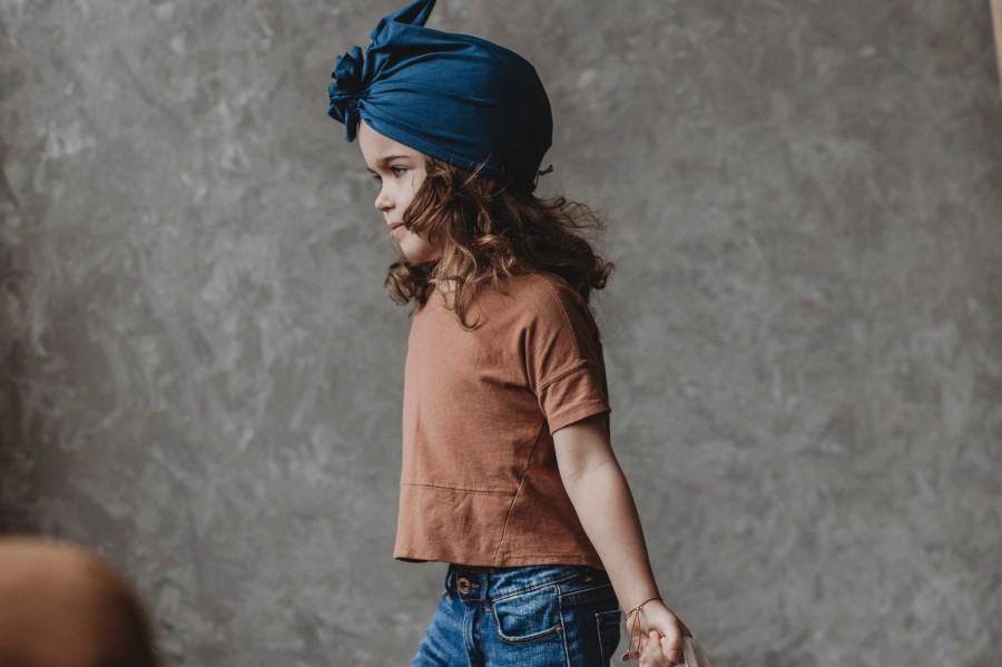 Turban Organic Navy / różne rozmiary / Looks by LUKS