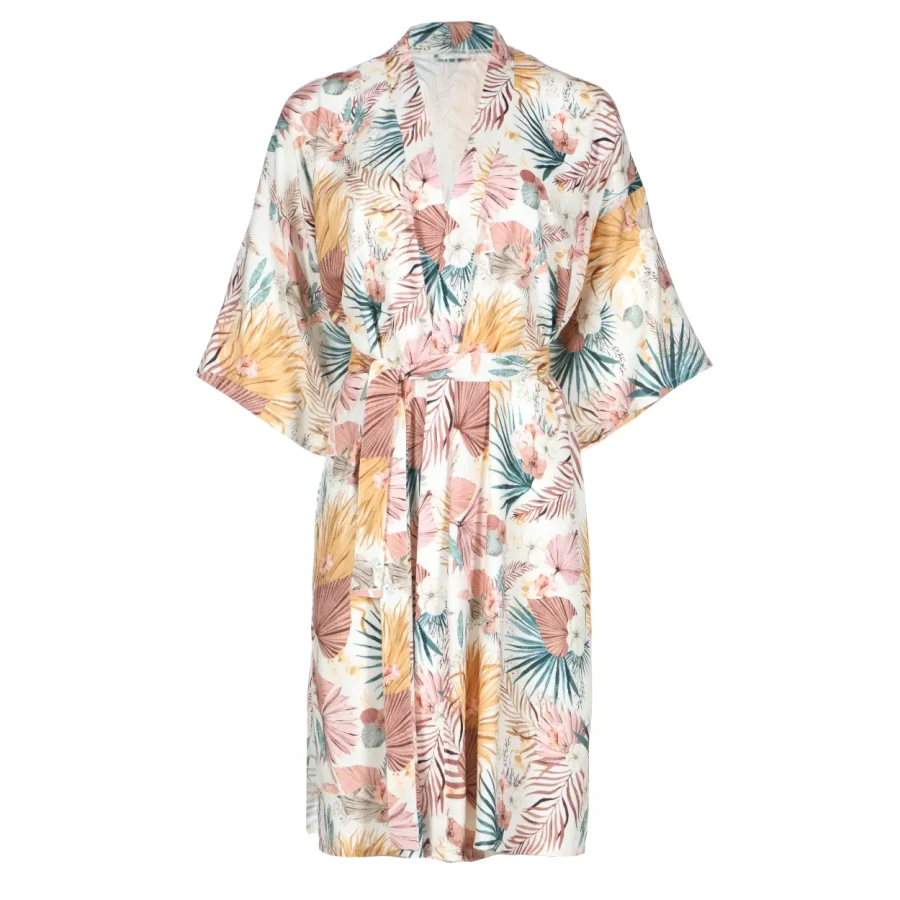 Kimono Bambusowe - BOHO PALMS LIGHT / La Millou