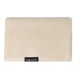 Lekki, dzianinowy kocyk - mgiełka Beż/ Lullalove