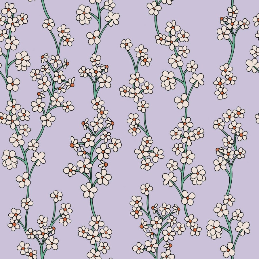 Kimono Bambusowe - VERY PERI VIOLET / La Millou