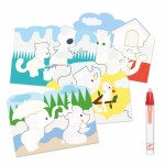 Wodne kolorowanki "Ukryte wyprawy" / Djeco DJ09065