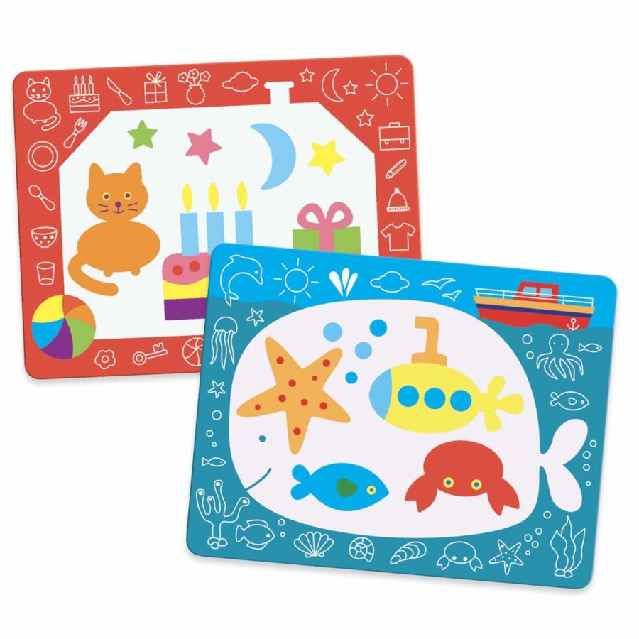 Wodne kolorowanki "Ukryte esy-floresy" / Djeco DJ09067