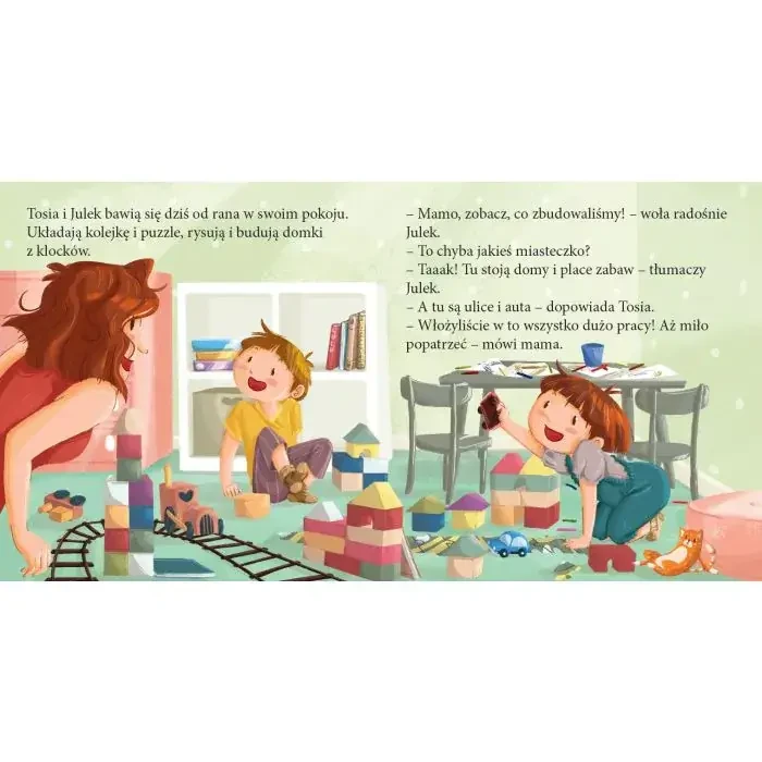 Tosia i Julek sprzątają/ (Nie) tacy sami / Dwukropek