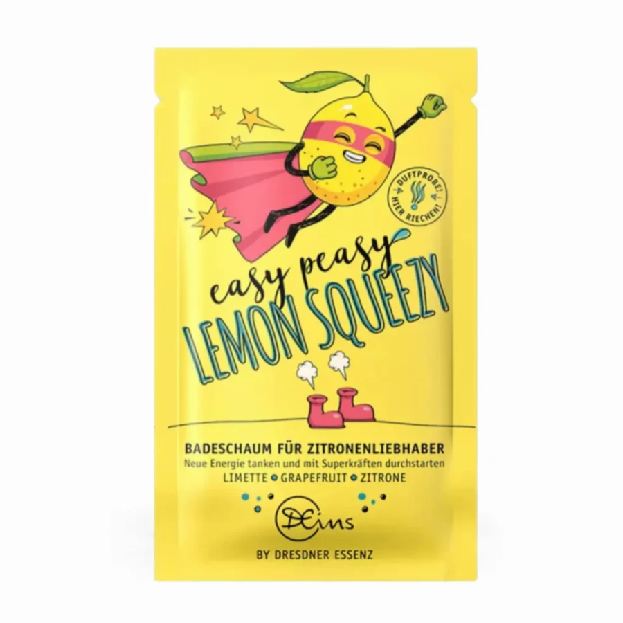 Easy peasy lemon squeezy - pianka do kąpieli dla miłośników cytryny, 60g / Dresdner Essenz