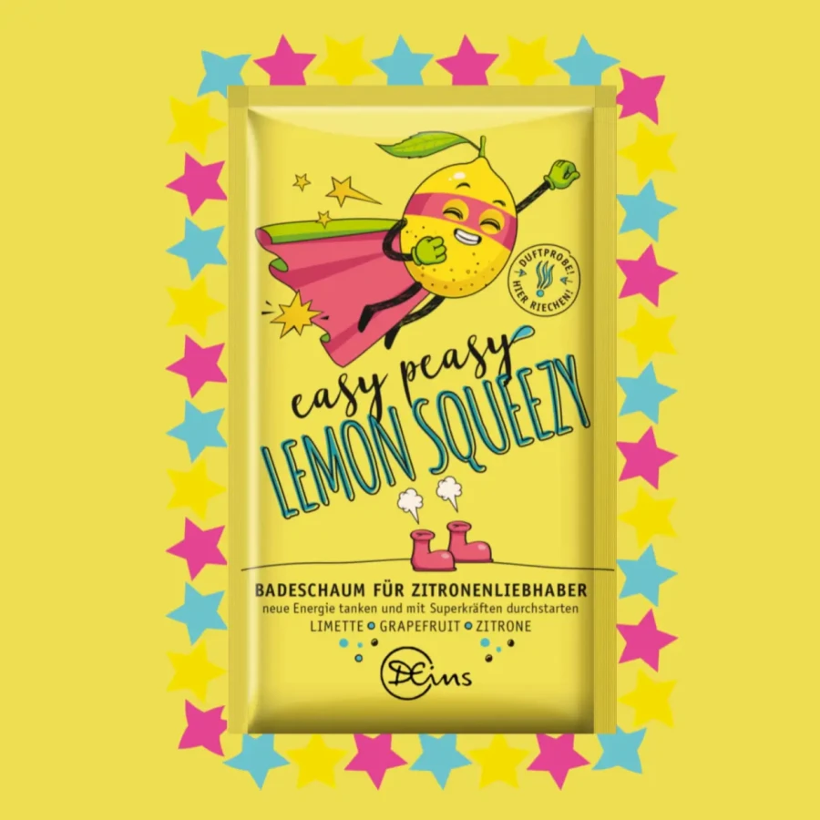Easy peasy lemon squeezy - pianka do kąpieli dla miłośników cytryny, 60g / Dresdner Essenz