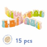 Drewniane Domino Tiny-up / Djeco DJ01675