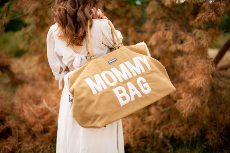 Torba Mommy Bag Suede-look / Childhome CWMBBMR