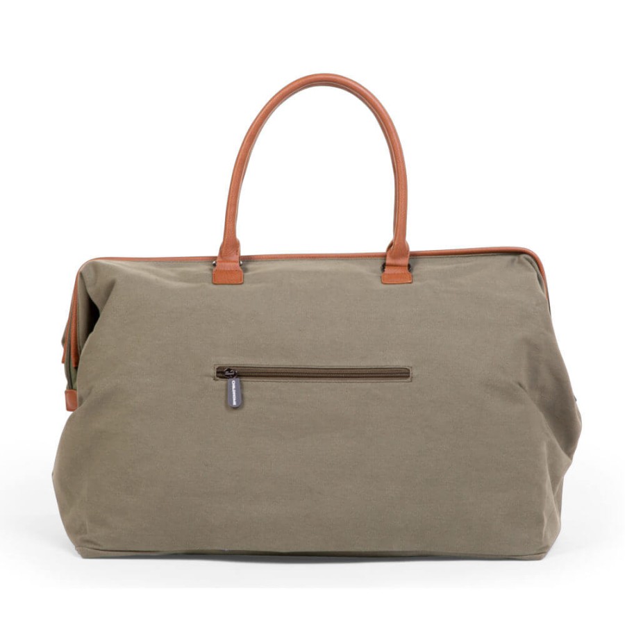 Torba Mommy bag Kanwas Khaki / Childhome CWMBBKA