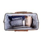 Torba Mommy bag Kanwas Khaki / Childhome CWMBBKA