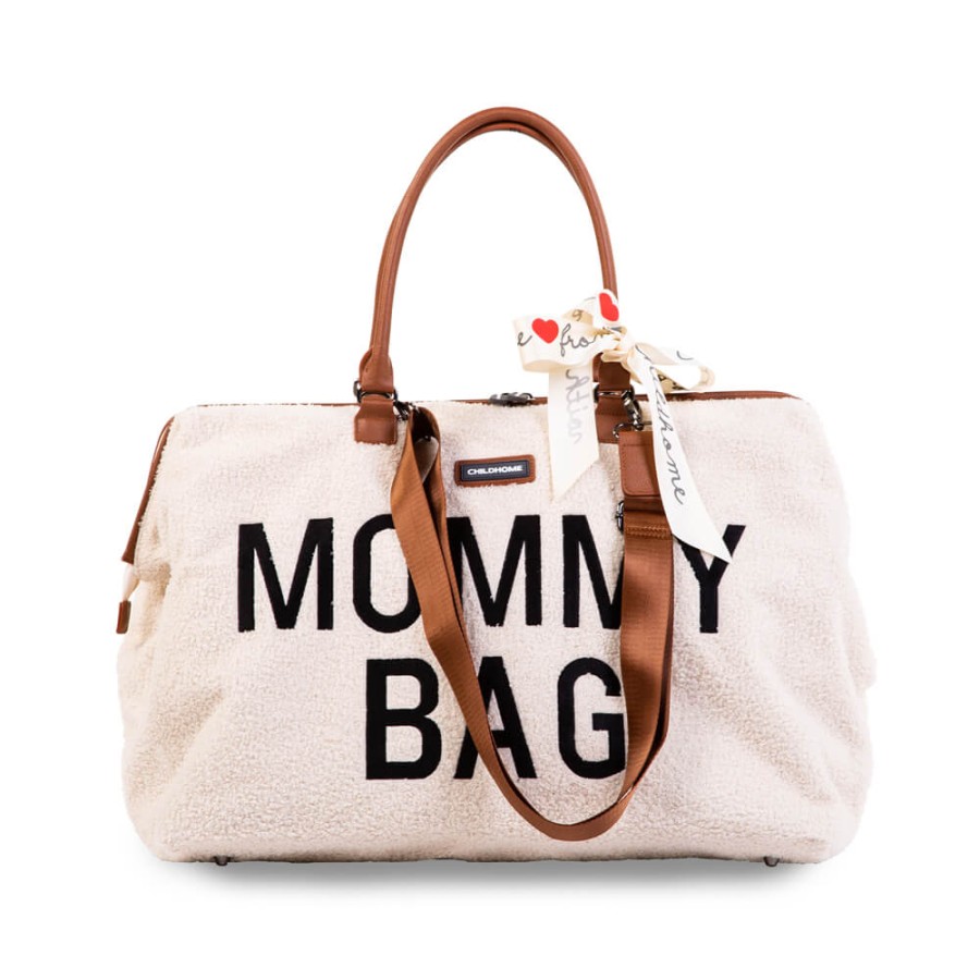 Torba Mommy Bag Teddy Bear White (Limited Edition) / Childhome CWMBBTW