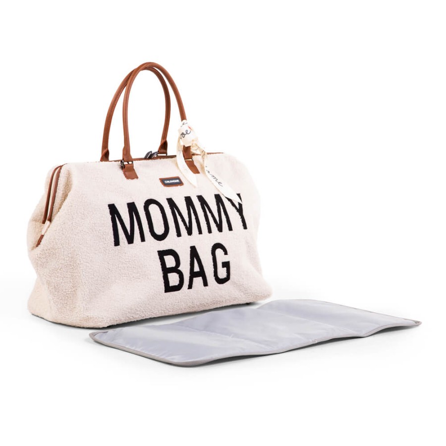 Torba Mommy Bag Teddy Bear White (Limited Edition) / Childhome CWMBBTW