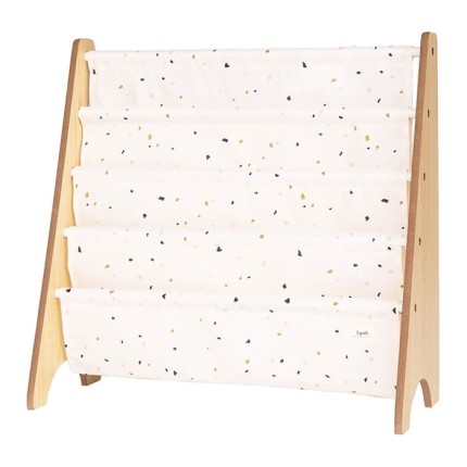 Stojak na Książki Recycled Terrazzo Cream / 3 Sprouts