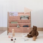 Stojak na Książki Recycled Terrazzo Clay / 3 Sprouts