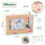 Drewniana animowana pozytywka Telewizor 10 m+ / Lilliputiens