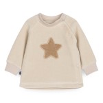 Dresiki welurowe - BEIGE / Pink no More