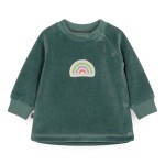 Dresiki welurowe - GREEN / Pink no More