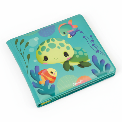 Książeczka do kąpieli Magiczne życie żółwi 10 m+ / Janod J04721