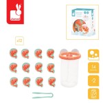 Łapacz krewetek do kąpieli kosz z przyssawkami i 12 krewetkami 2+ / Janod J04730