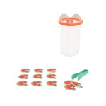 Łapacz krewetek do kąpieli kosz z przyssawkami i 12 krewetkami 2+ / Janod J04730