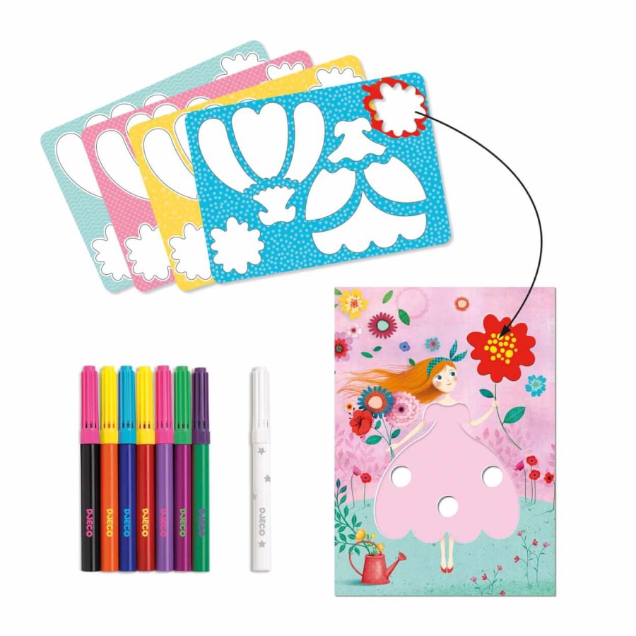 Zestaw artystyczny PRETTY DRESSES / Djeco DJ09886