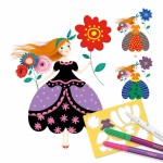 Zestaw artystyczny PRETTY DRESSES / Djeco DJ09886