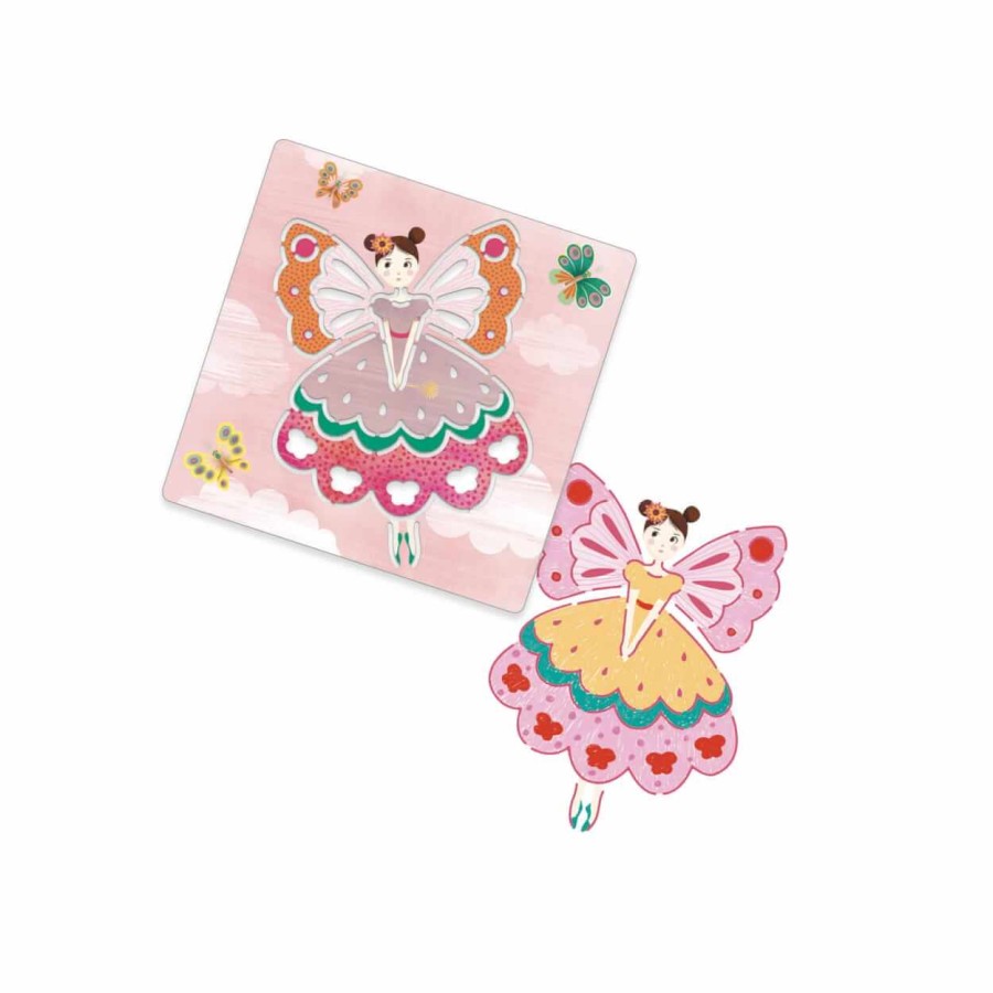 Szablony do odrysowania WRÓŻKI / Djeco DJ08821