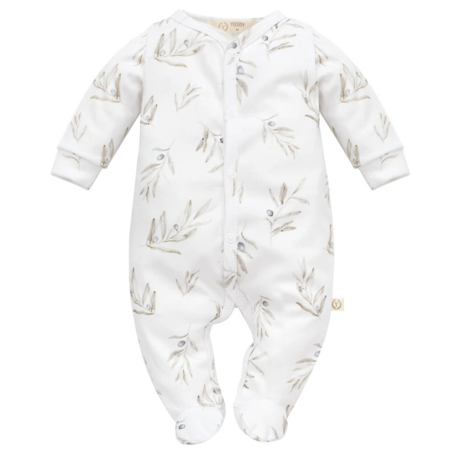 Rampers organic cotton - OLIVES / YOSOY