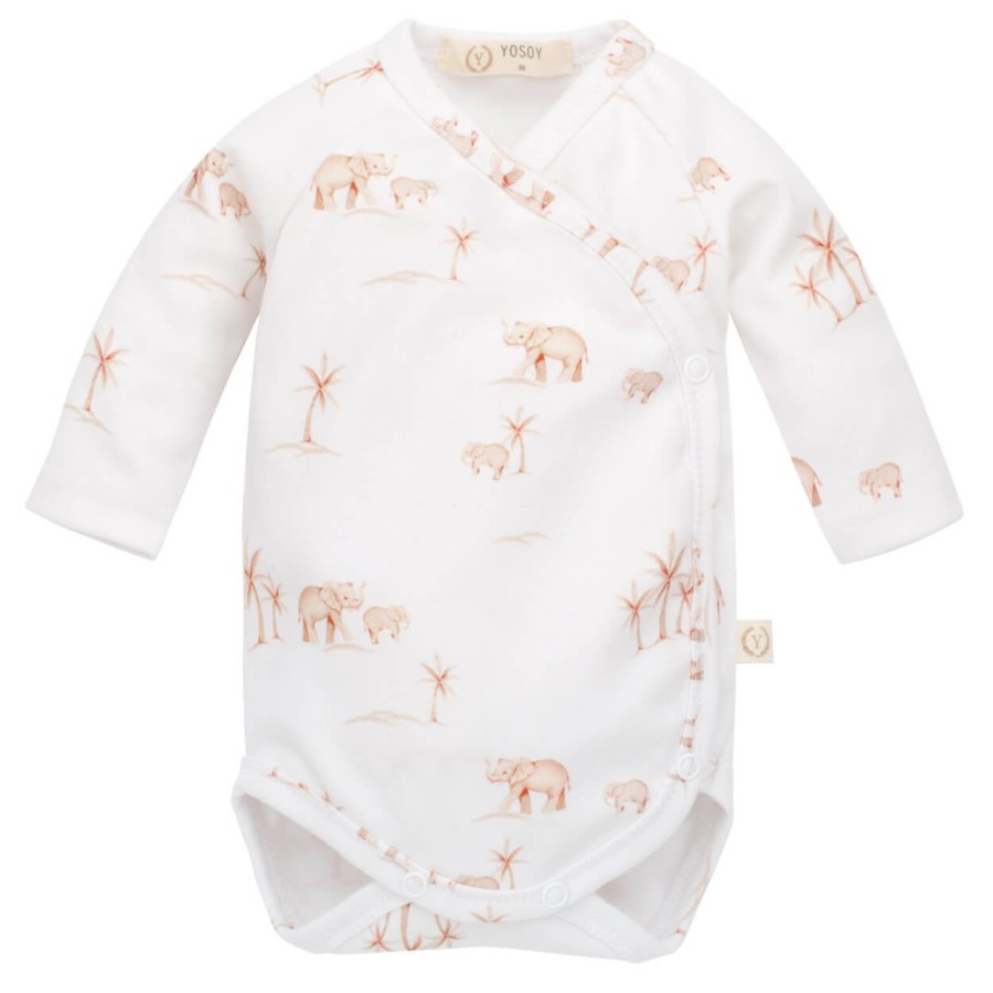 Body organic cotton - ELEPHANTS / YOSOY