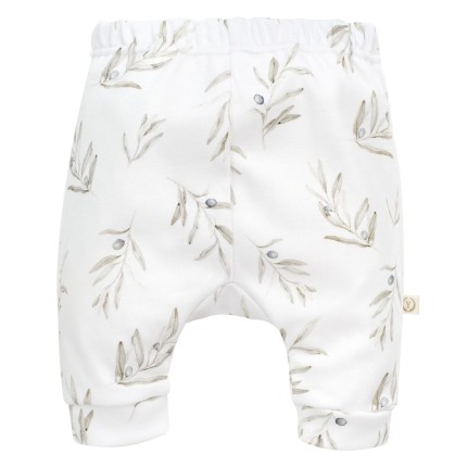 Spodnie niemowlęce organic cotton - OLIVES / YOSOY