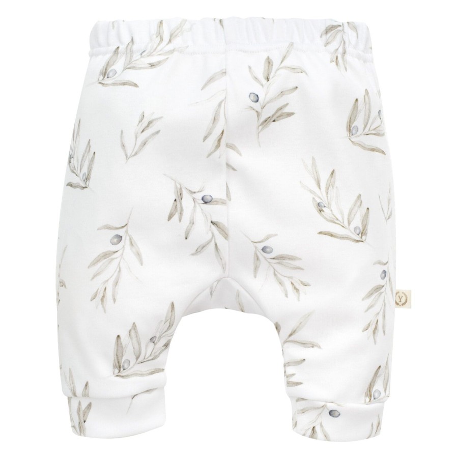 Spodnie niemowlęce organic cotton - OLIVES / YOSOY