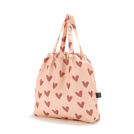 Shopper Bag z kieszonką - HEARTBEAT PINK / La Millou