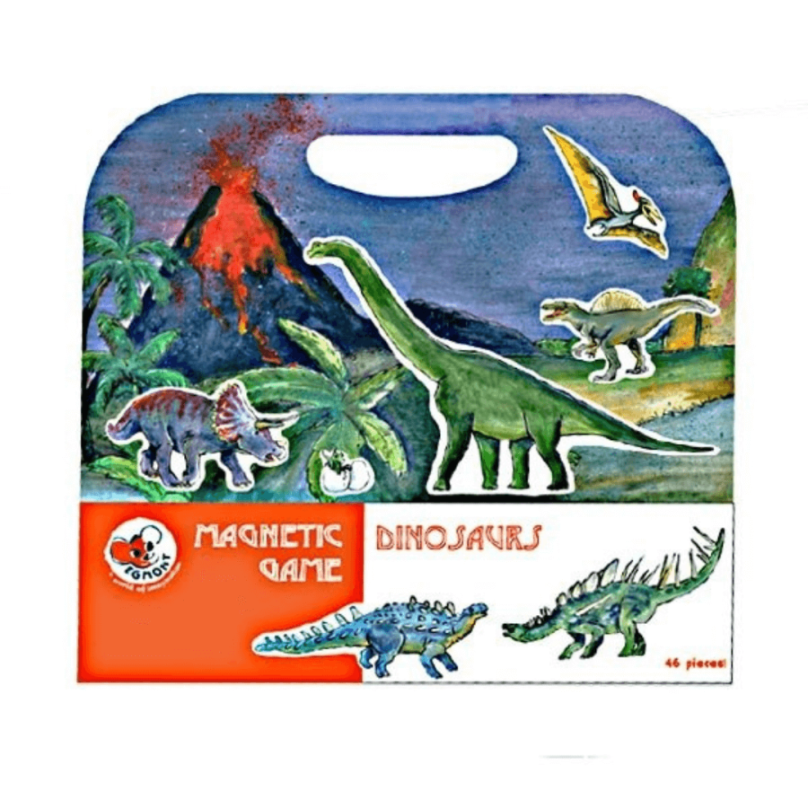 Układanka - gra magnetyczna, Dinozaury / Egmont Toys® 630665