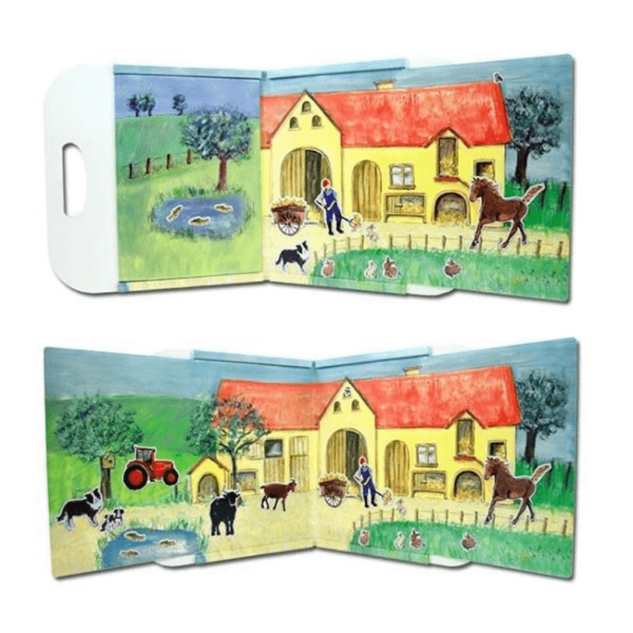 Układanka - gra magnetyczna, Farma / Egmont Toys® 630650